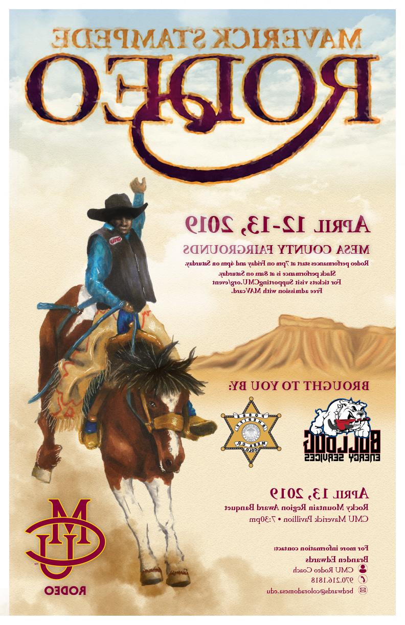 Maverick Stampede Rodeo Poster